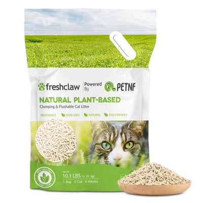 FreshClaw LIMITED OFFER-100% Natural Plant-Based Cat Litterhealthy & eco-friendly